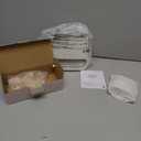 SALKING 2-in-1 Himalayan Salt Lamp & Ultrasonic Essential Oil Diffuser, Aromatherapy Diffuser Cool Mist Humidifier, Original Salt Therapy Lamp, 100% Pure Himalayan Salt, Ambient Glow, 150ml (White)