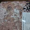 Merelax 6x9 Brown Red Area Rug for Living Room, Large Washable Boho Abstract Bedroom Rugs, Modern Non Silp Dining Room Playroom Area Rugs, Soft Low Pile Carpet for Office Study