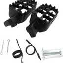 2 Aluminium Foot Pegs for TW200 PW50 PW80 TTR90 TTR90E Dirt Bike