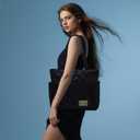Puffer Tote Bag for Women, Lightweight Tote Handbag with Compartments, Quilted Shoulder Bag for Work Travel Sport
