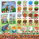Magnetic Blocks-150PCS Grassland Magnetic Building Blocks Set, Kids Classroom Sensory Toy for Toddlers STEM Learning, Construction Stacking Toy for Kids 3+ Boys and Girls Christmas Birthday Gifts