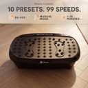 Lifepro HexaPlate Lite Vibration Plate Exercise Machine with Magnetic Acupoints - Full Body Vibration Platform for Beginners and Recovery - Lymphatic Drainage Massager for Muscle Toning and Fitness