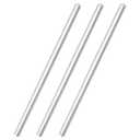 3 Pieces 1/2" Diameter Round Aluminum Rod,Long 13" 6061 Aluminum Round Bar,T6511 Solid Extruded,0.5" Diameter,for DIY Craft (1/2x13 inch, 3)