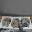 EDISHINE 70IN Farmhouse Floor Lamps for Living Room, Dimmable Industrial Tall Standing Lamps 3 LED Edison Bulbs Included, Diamond-Shaped Cage, Rustic Tree Corner Light for Bedroom, Office, Black