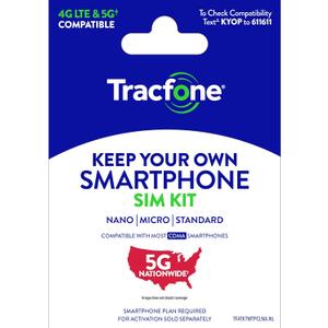 Tracfone Prepaid Sim Card Kit (Verizon Network)