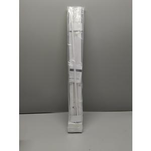 LazBlinds Cordless 1" Vinyl Mini Blinds for Indoor Windows - Light Filtering Horizontal Window Blinds & Shades, 26 1/2" W x 64" H, White