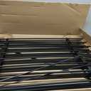 ARIFARO 5 Panels Metal Garden Fence 42" H x 30" W, Decorative Fence Panels