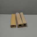 Vinyl Record Shelf Wall Mount 12inch, Pack of 6 Album Record Holder Display Rack, Wood Floating Shelves for Wall Decor, Album Shelves, Kids Bookshelf, Magazine Rack, Natural Wood