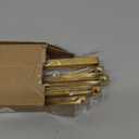 Ravinte 5 Pack 5 Inch Kitchen Square Cabinet Handles Brushed Brass Drawer Pulls for Cupboard Hardware