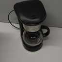 Amazon Basics Coffee Makers, 5-Cup Coffee Machines with Reusable Filter, Coffee Pots, Black & Stainless Steel