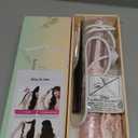 TSUYAGLA Automatic Curling Iron,1 1/4 inch Hair Curler with 3 Temperatures, 10S Fast Heating, 2-Way Rotation, 30 Min Auto Shut-Off, 500 Million Ionic, Anti-Scald-Tangle for Long Hair (Pink)