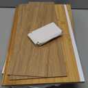 White Bread Box for Kitchen Counter, Large Bamboo Wood Double Layer Bread Box, Wooden Bread Storage Capacity