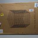 5 Panels No Dig Decorative Outdoor Garden Fence for Yard, 24 in(H) X 10 ft(L) Animal Barrier Fencing Rustproof Metal Wire Panel Border for Dog, Rabbits, and Patio Temporary Ground Stakes