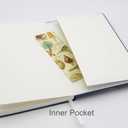 Hardcover Lined Journal Notebook 2 Pack, A5 Notebook College Ruled Writing Journals 208 Pages, Large Lined Notebooks for Women Men School College Office Journaling, Hardcover A5 Journal Set (Black)