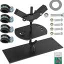 RANSOTO Universal Steel Roof Racks Spare Tire Carriers- Tire Mount Lock for Spare Tires up to 35 inches