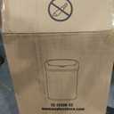 BestOffice | 13 Gallon Trash Can with Lid | Automatic Touchless Garbage Can | Odor Control | Modern Oval Design | Easy to Clean | Stainless Steel | Fits Any Kitchen, Bathroom, Office or Home