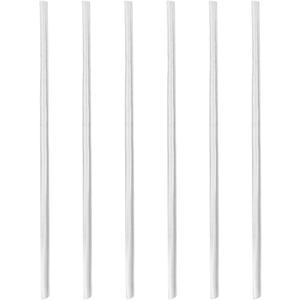 Cornucopia Brands Honey Bear Sippy Cup Replacement Straws (Pack of 6) Clear Medical Grade Flexible Plastic Straws for Therapy Bottles