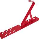 Guardian 2500 Adjustable Roofing Bracket | for 30 45 or 60 Degree Roof Pitches | 10 Inch Adjustable Platform | Powder Coated Red | OSHA Compliant