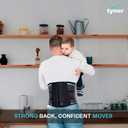 TYNOR Back Support Belt Adjustable Back Brace for Lower Back Pain,Breathable Lumbar Support Belt for Men & Women, Lower Back Brace for Herniated Disc, Sciatica & Heavy Lifting (XXL, Classic Black)