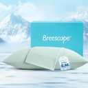 Breescape Cooling Pillow Cases Standard/Queen Size - BlendTek™ Dry & Cool Technology for Hot Sleepers and Night Sweats, Soft & Smooth Pillowcases for Hair & Skin Care, Set of 2, 20" x 30", Mint Green