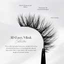 Lilly Lashes 3D Milan Faux Mink Strip Eyelashes, False Eyelashes Dramatic Look, Reusable False Lashes, Fake Lashes Pack, Lash Strips with Luxury Silk Like Fibers, No Lash Glue Included