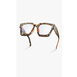 livho Oversized Blue Light Blocking Glasses for Woman  Rectangle Fashion Glasses for Computer, Chic Preppy Frame