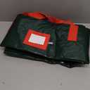 Zober Christmas Tree Storage Bag - Fits 7.5 Ft Artificial Trees - Plastic, Waterproof Christmas Tree Bag For Storage Box For Xmas - Strong, Durable Handles - Label Card Slot - Green