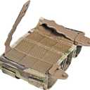 2 x 4 Packs Tactical MOLLE Malice Clips Short Coyote 5.9in