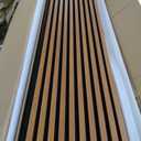 Art3d 2-Pack 108" x 12" Acoustic Wood Panels for Wall, Soundproof Wood Slat Panel for Wall and Ceiling, 3D Fluted Sound Absorbing Paneling for Interior Wall Decor, Living Room, Bedroom - Teak