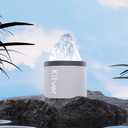 Whiskey Ice Cube Tray Set 3-Pack - Create Iceberg, Atomic Sphere & Large Round Clear Ice Cubes for Cocktails, Slow-Melting & Reusable, BPA-Free Silicone Trays with Leakproof Lids