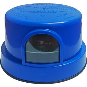 AIKVSXER Photocell Sensor Auto On Off Dusk to Dawn Light Control Switch Photocell Twist Lock for Outdoor Lighting IP66 Waterproof, 1 Pack