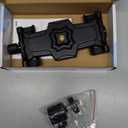 KDD iPad and Phone Tripod Mount Adapter with Ball Head, iPad Holder for Tripod, 360 Rotatable Tablet Clamp Mount fits iPad Pro 12.9, Air Mini 3 4, Galaxy Tab, Surface Pro, Selfie Stick(5.3-10.6") (Black)