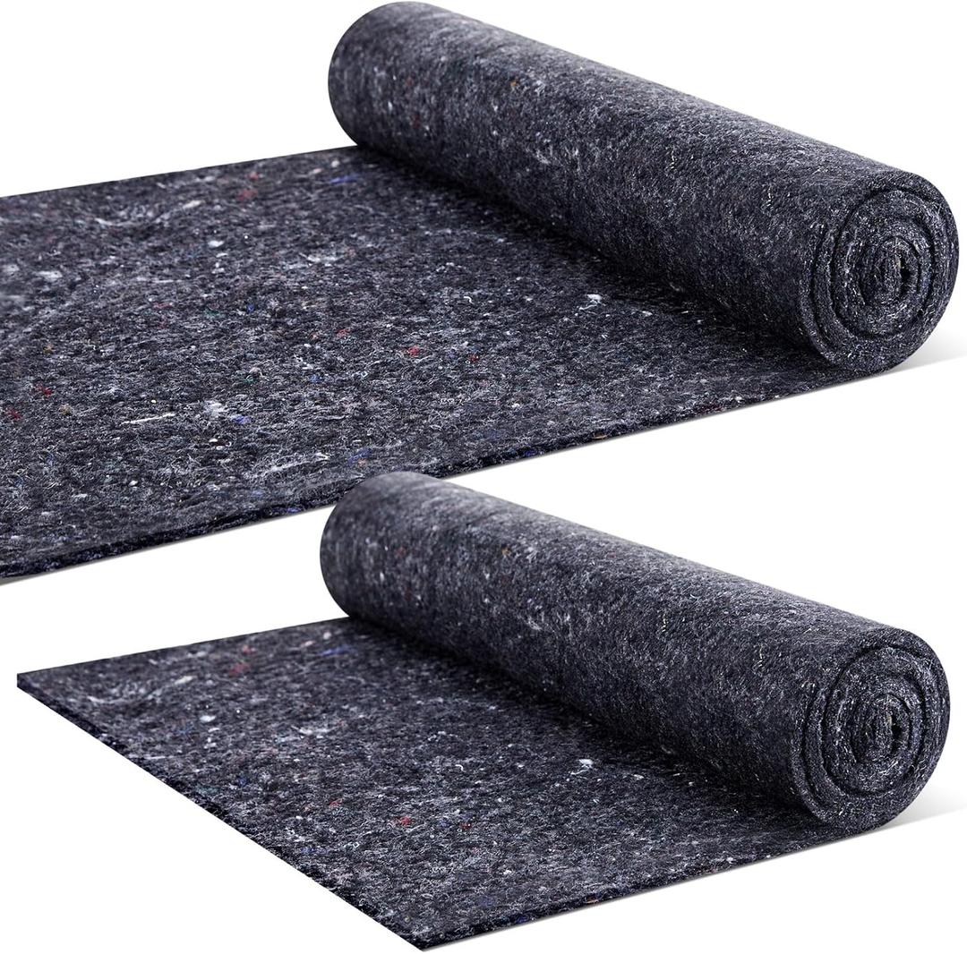 Frienda 2 Pcs Dishwasher Insulation Blanket Cotton Insulation Blanket Sound Roll for Wall, Pipe, Dishwasher(Grey,16 x 48 x 0.2 Inches) (Gray)