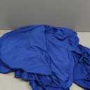 BDDC Table Covers for 8 Foot Tables, Royal Blue Washable and Wrinkle Resistant Stretch Tablecloths Rectangle 8ft for Events, Wedding, Banquets, Parties, 96" x 30"