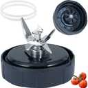 [ New Model] Replacement blender Blade for Ninja Accessories, Only Compatible with Nutri Ninja Foodi Power Blender SS150,SS151,SS300, SS350,SS351, SS351TGT, CO351B, SS100, SS101, SS101C, CO101B