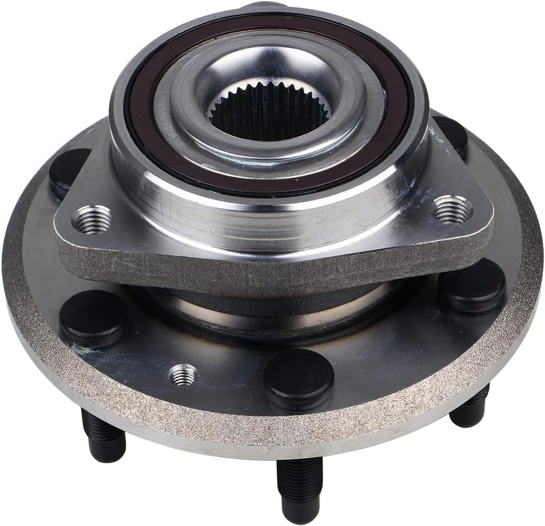 KUSATEC 513277 Front Rear Wheel Hub and Bearing Assembly Compatible with for Chevy Traverse 2009-2017, GMC Acadia 2007-2016/Limited 2017, Saturn Outlook 2007-2010, for Buick Enclave 2008-2017, 6 Lug
