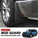 Autorder Mud Flpas Splash Guards for Ford Explorer 2020-2025 2026 Accessories Mudflap Fender Flares Front and Rear Mud Guard Set 4PCS