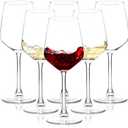 Imorari  Wine Glasses Set of 6 Kitchen Accessories - Gifts for Lovers, Mother's Day, Wedding, Birthday Gifts