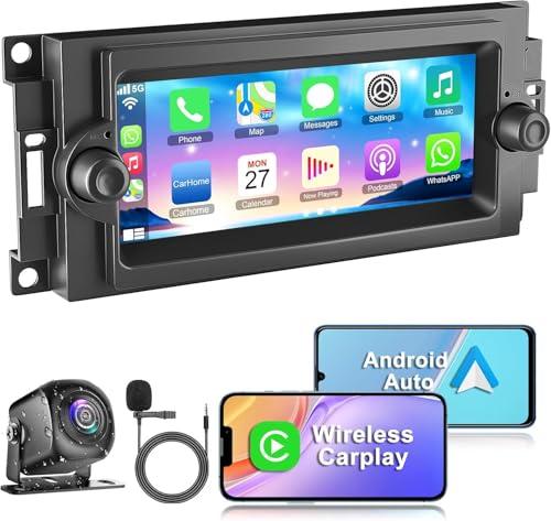 Amazon.com: 4GB + 64GB CarPlay ScreenCar Radio Stereo for Dodge Ram 1500/2500/3500 (2006-2008), Dodge Durango (2005-2008), Chrysler 300 Touring/300C/300M (2005-2007), Jeep Grand Cherokee (2005-2009) : Electronics