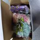 Cindeer 200 Pcs Fake Flower Heads for Crafts Mini Silk Flower Heads Faux Rose Artificial Daisy Blossom Heads Decorative Flowers for Home Bride Bridesmaid Wedding Centerpieces, 2-7 cm(Blue, Purple)