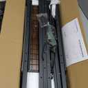 Over-The-Toilet Storage Rack, 4-Tier Bathroom Organizer Shelf Over Toilet with Adjustable Shelf and Basket, Freestanding Space Saver Bathroom Shelves Above Toilet for Room (Vintage Brown)