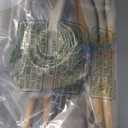 Umite Chef Kitchen Cooking Utensils Set, 33 pcs Non-Stick Silicone Cooking Kitchen Utensils Spatula Set with Holder, Wooden Handle Silicone Kitchen Gadgets Utensil Set (Khaki)