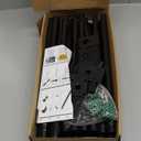 6 Pack 5 Ft String Light Poles, String Light Poles for Outside with Fixing Clips,Metal Poles for Outdoor String Lights, Hanging Light Poles for Deck Fence Garden Backyard Wall Bistro