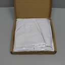 Amazon Basics Standard Pillow Cases, Lightweight Super Soft Microfiber for Sleep, Machine Wash, Bright White, 20" x 30", Set of 2, Pillows Not Included