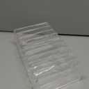 QWORK 9 Compartments Clear Desk Mail Organizer, Acrylic Office Document Sorter, Transparent Stepped Design, Non-Slip Base for Office, Home, School Desktop Organization