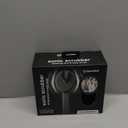 Black Wolf Silicone Body Scrubber & Exfoliator - Vibrating Loofah Shower Scrubber Brush with Handle Extension for Back - Deep Cleaning & Exfoliating Body Scrub - Bath Hygiene Essentials - Men & Women