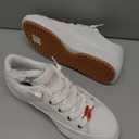 Skechers Women's Arch Fit Arcade-Meet Ya There Sneaker, White, 7 Wide