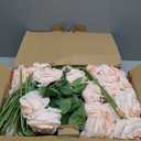 100 Pcs Artificial Roses Bulk Silk Blush Roses Pink Roses for Wedding Centerpieces Bridal Bouquet Mohter's Day Valentine's Day Home Decor