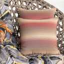 JMGBird Outdoor Pillows Set of 2 with Inserts - 18x18 Weather-Resistant Throw Pillows for Patio Furniture, Dark Red Striped Decorative Cushions