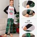 Rnxrbb 2025 Family Christmas Pajamas Matching Sets Holiday Xmas Christmas Pjs Jammies for Women Men Couples Adult Kids (XL)